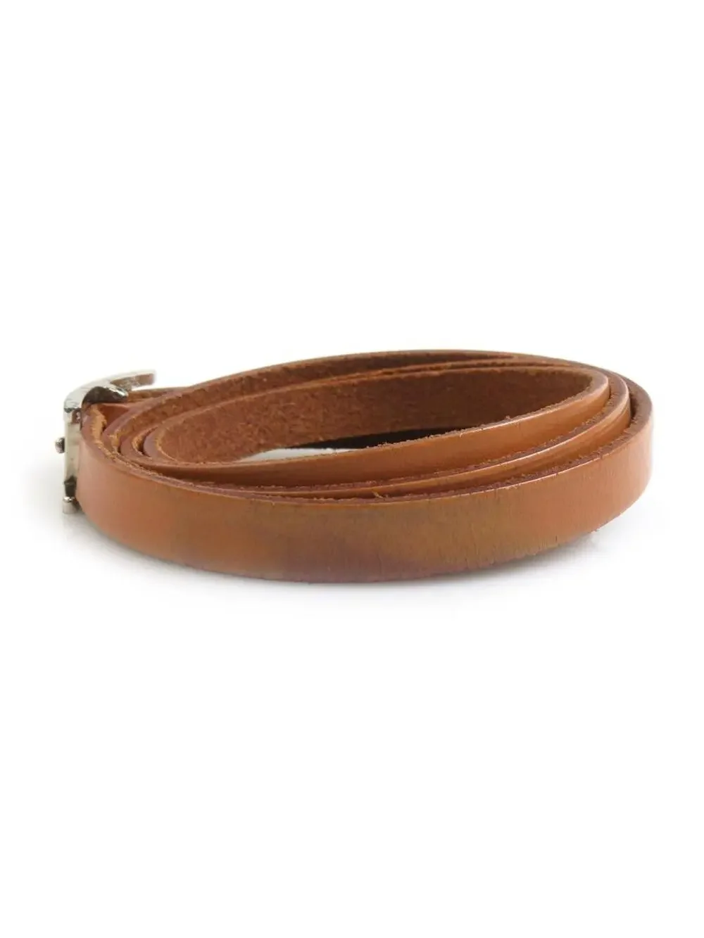 Auth Hermes Api Bracelet Brown/Silver #303129H92B
